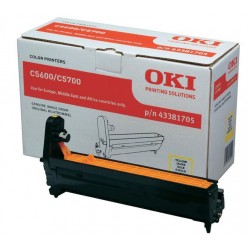 Tambor laser oki c5600/5700 amarillo.