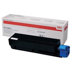 Toner laser oki b411d/b411dn/b431 negro.