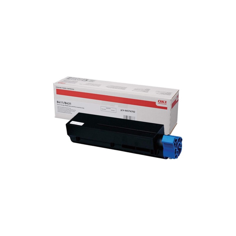 Toner Laser Oki B411d/b411dn/b431 Negro. - Papelería Javier Novoa, S.L.