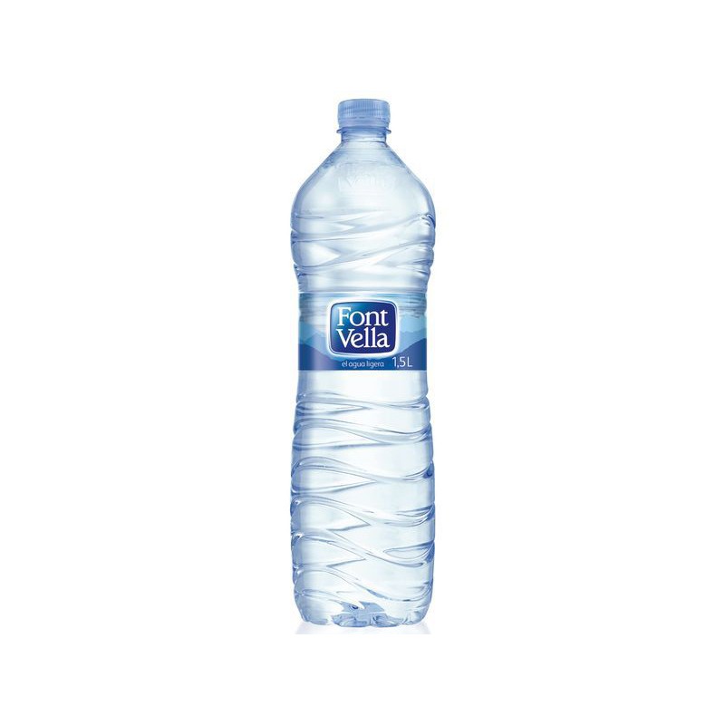 Agua mineral natural Font Vella botella de 500 ml (59190)