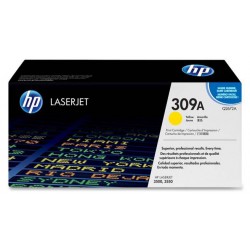 Toner laser hewlett packard color laserjet 3500/3550/3700, 309A amarillo.