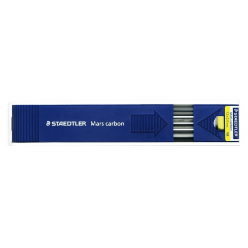 Minas de dibujo staedtler mars carbon 200-4h, estuche con 12 uds.