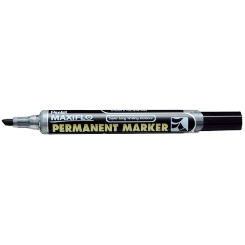 Marcador permanente pentel maxiflo nlf60, negro