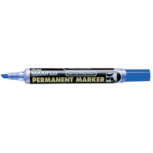 Marcador permanente pentel maxiflo nlf60, azul