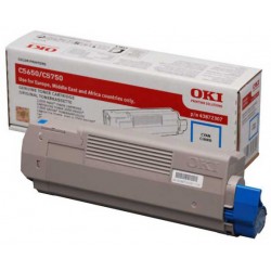 Toner laser oki c5650/c5750 cyan tipo c13.