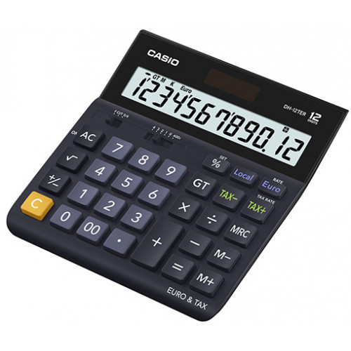 Calculadora de sobremesa casio dh-12ter 12 dígitos.