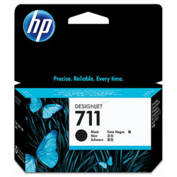 Cartucho ink-jet hewlett packard designJet t120/t520/t520 24 inch, 711 negro, 80 ml.