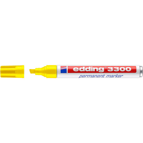 Marcador permanente edding 3300, amarillo