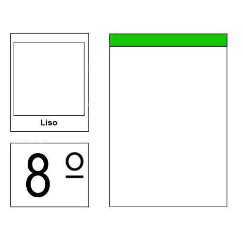 Bloc de notas, lomo encolado, perforado, sin tapa liderpapel, 8º, 80 hj. 60 grs/m². liso s/m.