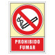 Pictograma de señalización en pvc syssa, 245x345 mm. prohibido fumar