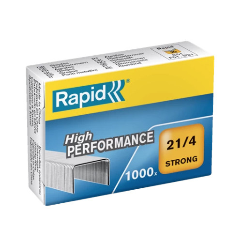 Grapas rapid 21 strong galvanizadas 21/4, caja de 1.000 uds.