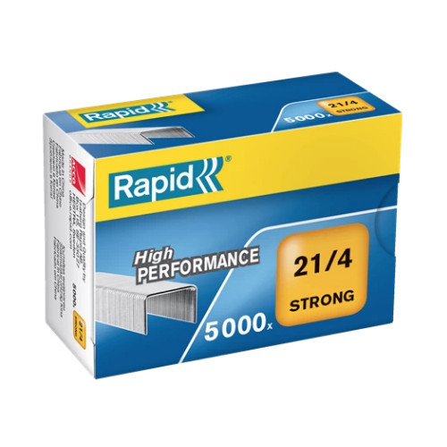 Grapas rapid 21 strong galvanizadas 21/4, caja de 5.000 uds.