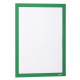 Marco informativo durable duraframe en formato din a-4, color verde, pack de 2 uds.