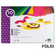 Bloc de trabajos manuales - fieltro liderpapel, folio, 180 grs/m². 10 colores surtidos