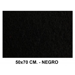 Fieltro liderpapel, 50x70 cm. 160 grs/m². negro