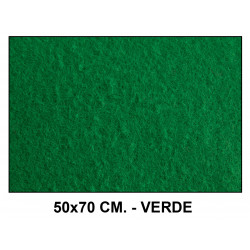 Fieltro liderpapel, 50x70 cm. 160 grs/m². verde