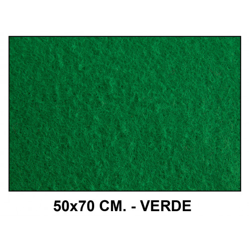 Fieltro liderpapel, 50x70 cm. 160 grs/m². verde