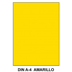 Goma eva liderpapel, din a4, 60 grs/m². amarillo, paquete de 10 uds.