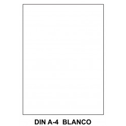 Goma eva liderpapel, din a4, 60 grs/m². blanco, paquete de 10 uds.