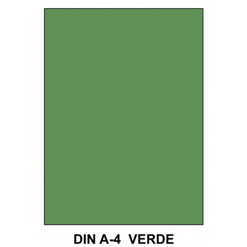 Goma eva liderpapel, din a4, 60 grs/m². verde, paquete de 10 uds.