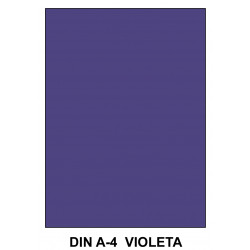 Goma eva liderpapel, din a4, 60 grs/m². violeta, paquete de 10 uds.