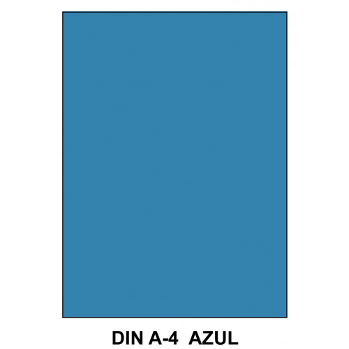 Goma eva liderpapel, din a4, 60 grs/m². azul, paquete de 10 uds.