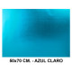 Goma eva metalizada liderpapel, 50x70 cm. 60 grs/m². azul claro