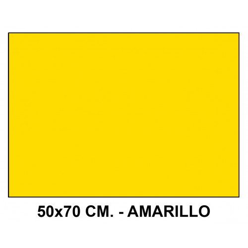 Goma eva liderpapel, 50x70 cm. 60 grs/m². amarillo