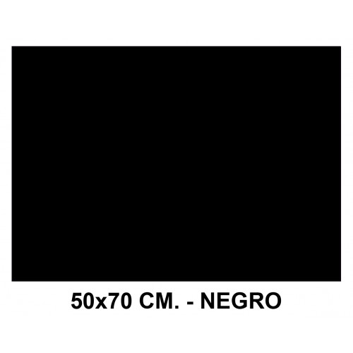 Goma eva liderpapel, 50x70 cm. 60 grs/m². negro