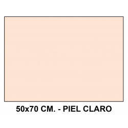 Goma eva liderpapel, 50x70 cm. 60 grs/m². piel claro