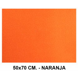 Goma eva con textura toalla liderpapel, 50x70 cm. 60 grs/m². naranja