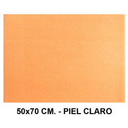 Goma eva con textura toalla liderpapel, 50x70 cm. 60 grs/m². piel claro