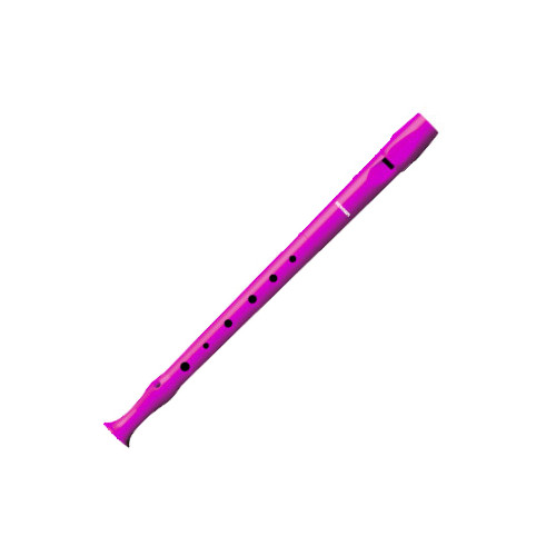 Flauta dulce de plástico hohner serie melody 9508, rosa