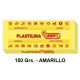 Plastilina jovi, pastilla de 150 grs. color amarillo.