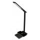 Lampara de oficina q-connect de 48 leds 5w sensor color negro.