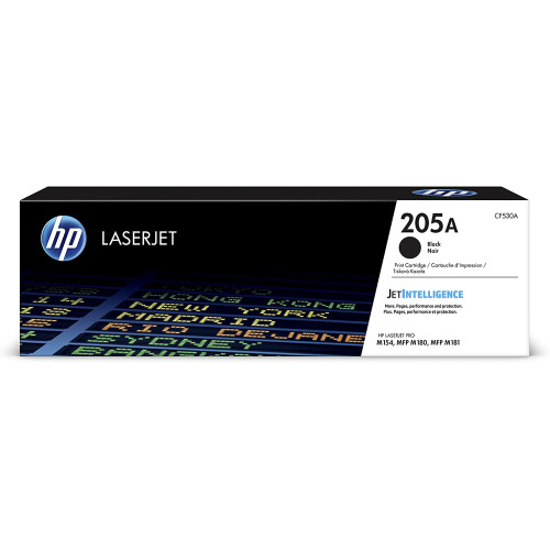 Toner laser hp color laserjet pro m154a/pro m154nw/mfp m180nw, 205 negro