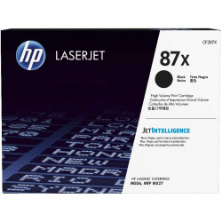 Toner laser hewlett packard laserjet enterprise m506dn/m506x/m527dn, 87x negro