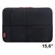 Funda para portátil samsonite airglow sleeves de 15,6", color negro/rojo.