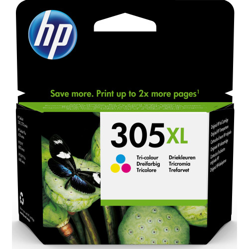 Cartucho ink-jet hewlett packard deskjet 2300/2700/envy 6000 e series, 305xl color