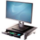 Soporte para monitor fellowes office suites™, negro/plata