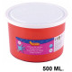 Pintura de dedos jovi, bote de 500 ml. magenta