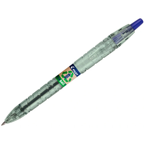 Bolígrafo retráctil pilot b2p ecoball, azul