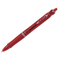 Bolígrafo retráctil pilot acroball classic, rojo