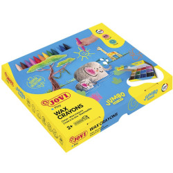 Lápiz de cera jovi triwax, 12 colores surtidos, caja de 300 uds.