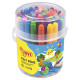 Rotulador escolar jovi felt pens jumbo, colores surtidos, bote de 48 uds.