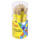 Picel escolar grueso jovi super jumbo paint brushes, gruesos, bote de 9 uds.