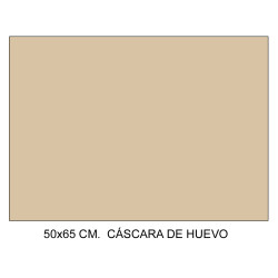 Cartulina canson iris, 50x65 cm. 185 grs/m². cáscara de huevo