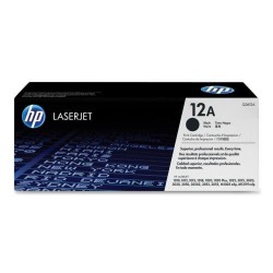 Toner laser hewlett packard laserjet 1010/1012/1015, 12a negro