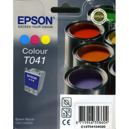 Cartucho ink-jet epson stylus c62/cx3200 color.