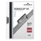 Dossier en pvc con pinza de acero durable duraclip 60, din a4, blanco